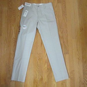 DOCKERS MENS SIZE 28 X 30 PANTS EASY KHAKI BEIGE SLIM FIT ALL MOTION COMFORT NWT